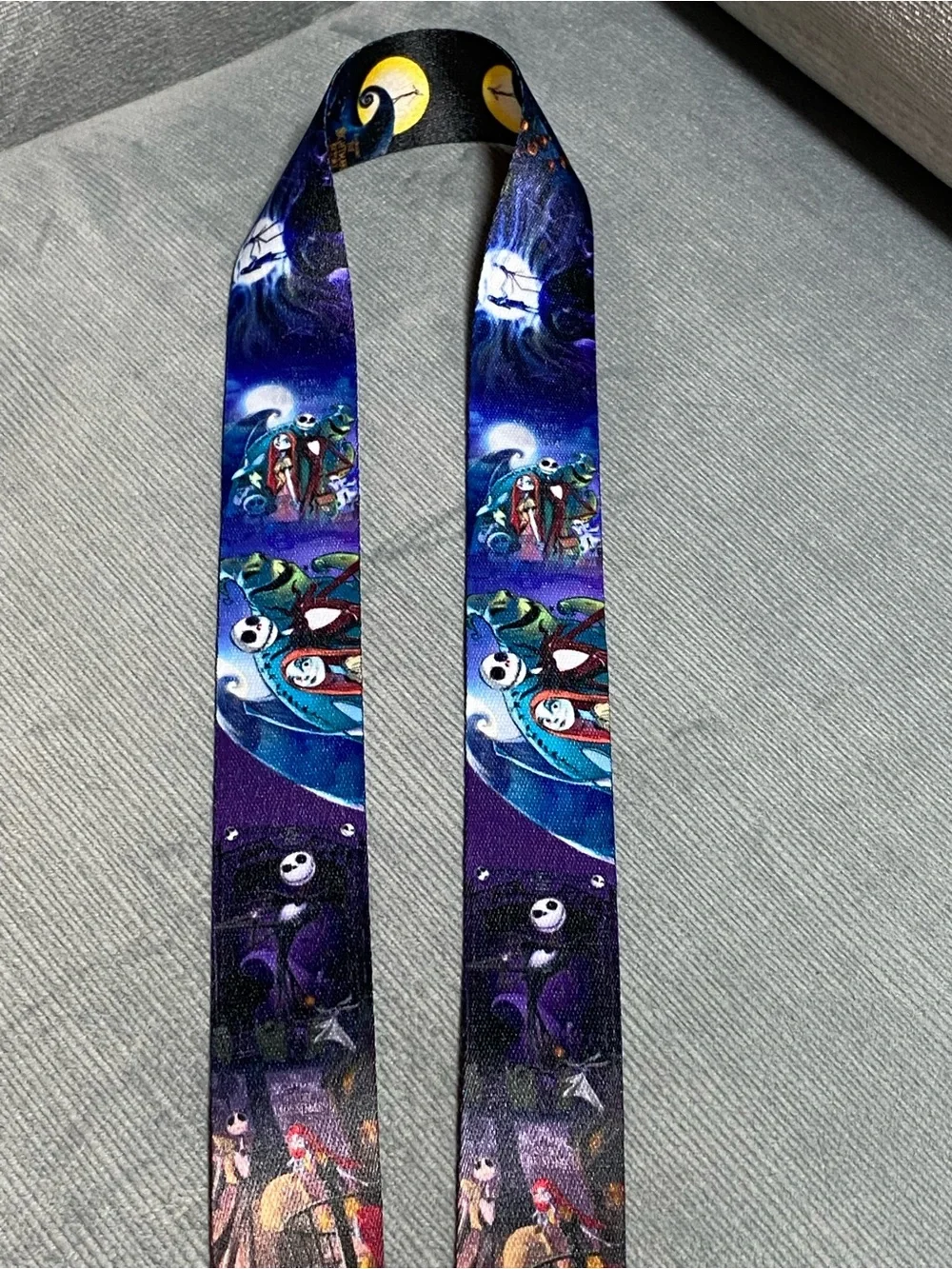 The Nightmare Before Christmas Jack Skellington Lanyard - Blue/Purple NWOT